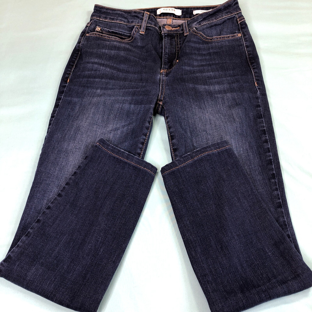 Size 27 X 24.5 Guess 1981 Skinny Women’s Denim Jeans Ankle Stretch MX